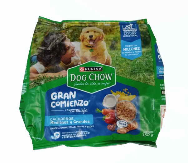 DOG CHOW CACH GRAN COMIENZO 350G AZUL