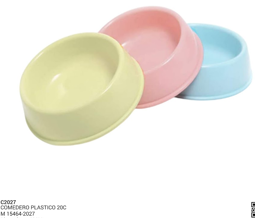 COMEDERO PLASTICO 20CM REF 15464-2027