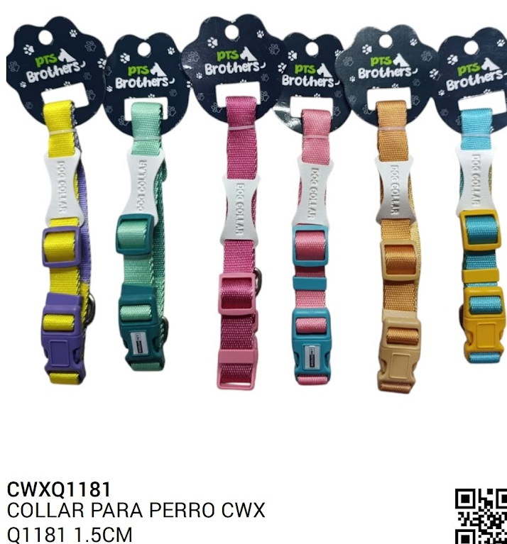 COLLAR PARA PERRO 1.5 CM REF CWXQ1181