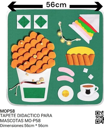 JUGUETE TAPETE DIDACTICO PARA MASCOTAS REF MO-P58