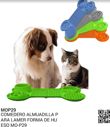 COMEDERO ENTRE PARA LAMER EN FORMA DE HUESO REF MP-P29