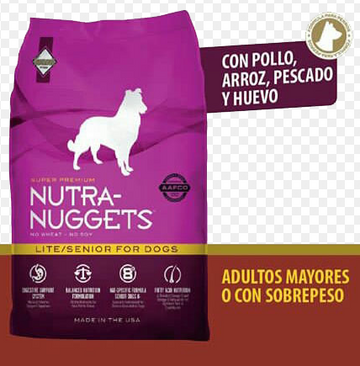 NUTRA NUGGETS LITE/SEÑIOR 3 KG