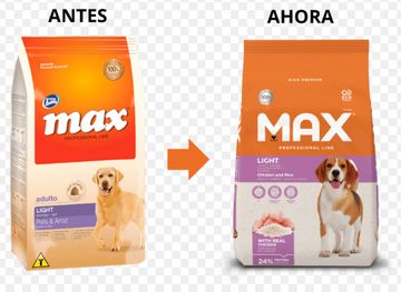 MAX ADULTO LIGHT FRANGO Y ARROZ X 2 KG REF 101011