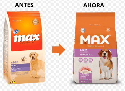 MAX ADULTO LIGHT FRANGO Y ARROZ X 2 KG REF 101011