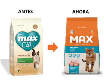 MAX CAT CASTRADOS X 3 KG 101025