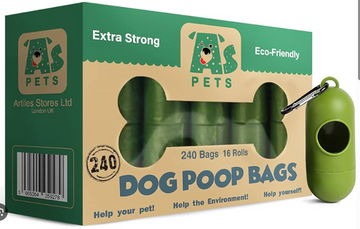 POOP BOLSA BAGS CAJA X 16 + DISPENSADO