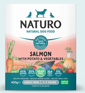 NAT ADULT GF SALMON POTATO VEG TRAY (REF F3DNNAT4707)