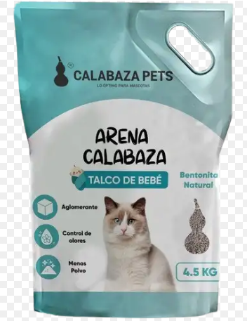ARENA CALABAZA TALCO DE BEBE 4.5 KG