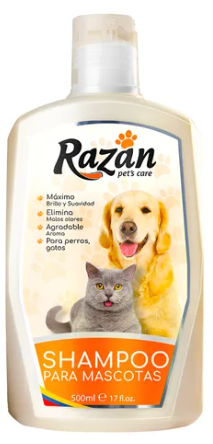 SHAMPOO RAZAN MASCOTAS X 500 ML