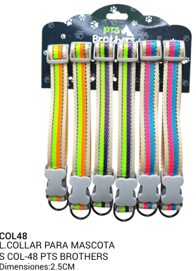 COLLAR PARA MASCOTAS REF COL 48 PTS BROTHERS