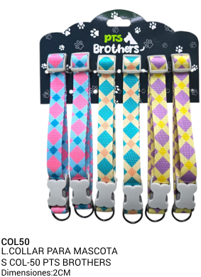 COLLAR PARA MASCOTAS (REF COL- 50) PTS BROTHERS