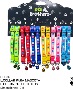 COLLAR PARA MASCOTAS (REF COL - 36) PTS BROTHERS