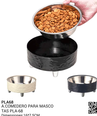 COMEDERO PARA MASCOTAS (REF PLA - 68 )