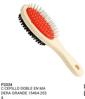 CEPILLO DOBLE EN MADERA GRANDE REF 15464-2034
