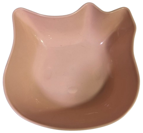 COMEDERO PLASTICO FORMA DE GATO REF 0079