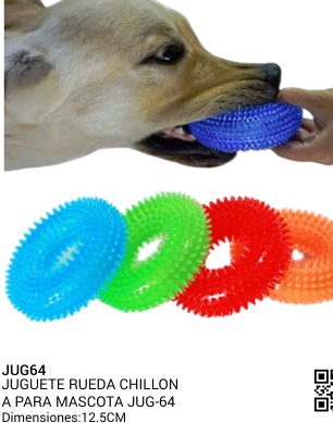 JUGUETE RUED CHILLONA PARA MASCOTAS REF JUG-64