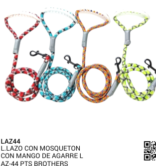 LAZO CON MOSQUETON CON MANGO DE AGARRE REF LAZ-44 PST BROTHERS