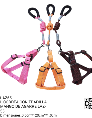 LAZO CON COLLAR TRADILLA MANGO DE AGARRE REF LAZ-55