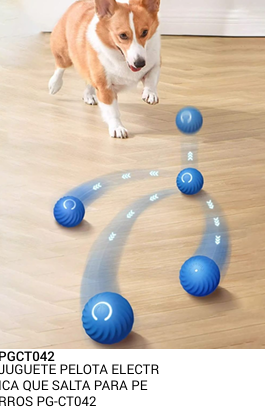 JUGUETE PELOTA ELECTRICA-SALTA PARA PERRO REF PG-CT042