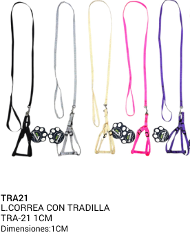 CORREA CON TRADILLA TRA-21 1CM