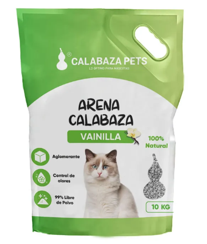 ARENA CALABAZA 10 KL VAINILLA