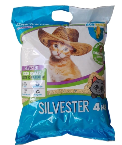 ARENA ECO MAIZ LAVANDA SILVESTER X 4 KL
