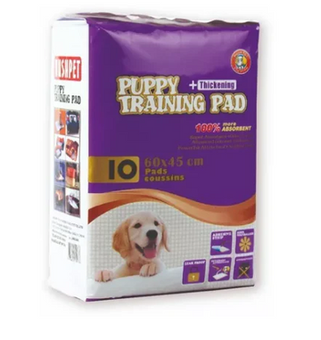 TOALLAS ACOSTUMBRADORA 60 X45 REF HUS PETS X 10 UND