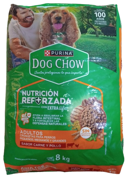 DOG CHOW ADUL TDT PEQ-MED-GRAN 8 KL
