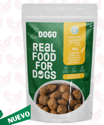 C RTE DOGO POLLO X 150G ALBONDIGA