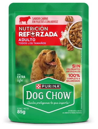 DOG CHOW ADUL CARNE 85 GR NUTRICION