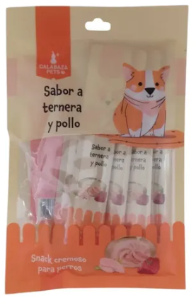 SNACK CREM PERRO TERNERA POLLO X 5 UND
