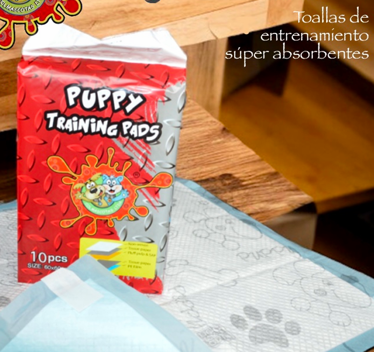 TOALLAS DE ENTRENAMIENTO BOLSA X 10 UN REF CM-6060P