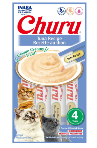 CHURU CAT TUNA RECIPE 56 GR X 4 UND