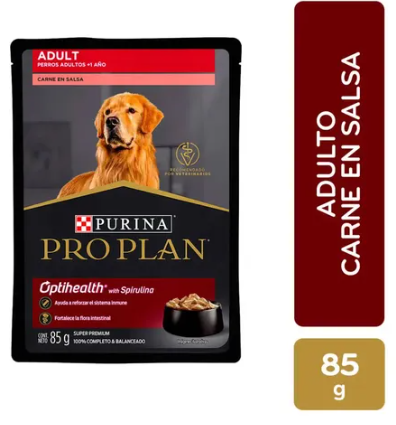 PRO PLAN WET PERRO ADUL CARNE 85 G