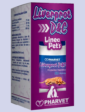 LIVERPROT PET (silimarina) X 10 UND