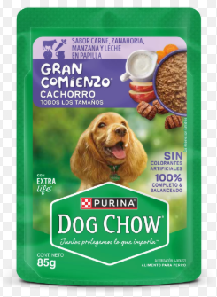 DOG CHOW GRAN COMIENZO CACHOR CARNE 85 G