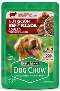 DOG CHOW NUTRI REF ADUL CORDERO 85 GR