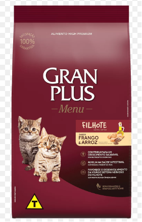 F GRAN PLUS MENU GATITO (FILHOTE) POLLO Y ARROZ 1 KG (REF 1001)