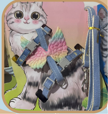 PECHERA ALAS ARCOIRIS GATO (REF201)