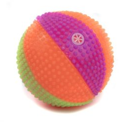 JUGUETE PELOTA CHILLONA CON LUZ LED (REF 354)