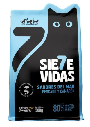 7 VIDAS SABORES DEL MAR X 500G UNID