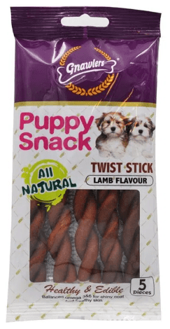 PUPPY SNACK TWIST STICK CORDERO 5 UND REF 5734