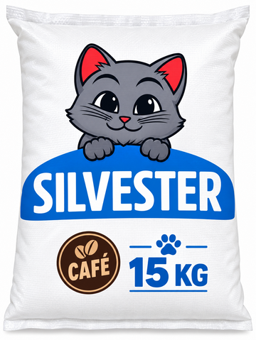 ARENA SILVESTER ECO MAIZ CAFE 15 KG